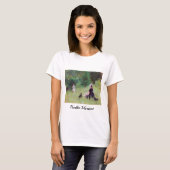 Berthe Morisot - in een Park T-shirt (Voorkant volledig)