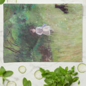 Berthe Morisot - in een Park Theedoek (Gevouwen)