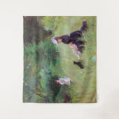 Berthe Morisot - in een Park Wandkleed (Voorkant)