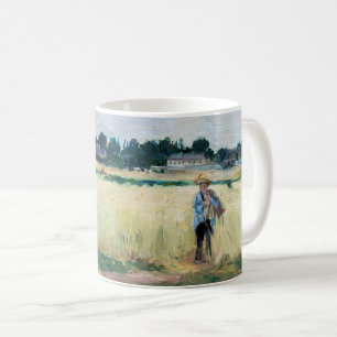 Berthe Morisot - In het korenveld bij Gennevillier Koffiemok