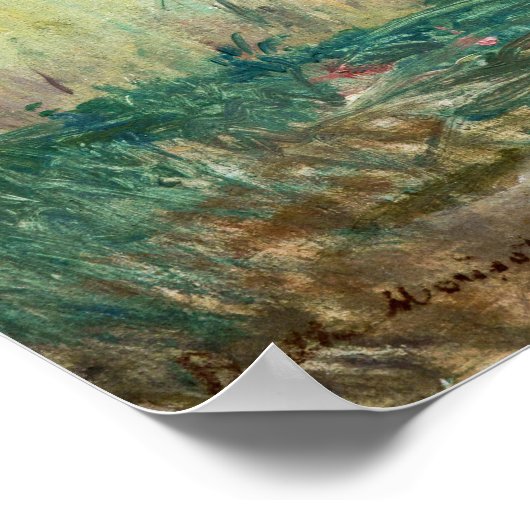 Berthe Morisot - In het korenveld bij Gennevillier Poster (Hoek)