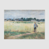 Berthe Morisot - In het korenveld bij Gennevillier Tissuepapier (Voorkant)