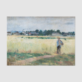 Berthe Morisot - In het korenveld bij Gennevillier Tissuepapier