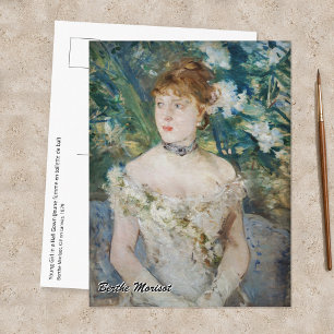 Berthe Morisot - Jong meisje in baljurk Briefkaart