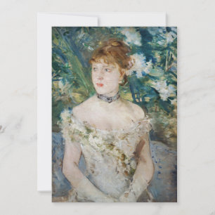 Berthe Morisot - Jong meisje in baljurk Kaart