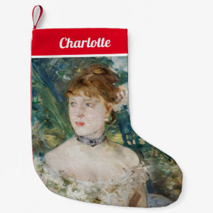 Berthe Morisot - Jong meisje in baljurk Kleine Kerstsok