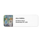 Berthe Morisot - Jonge meisjes aan het raam Etiket (Voorkant)