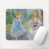 Berthe Morisot - Jonge meisjes aan het raam Muismat (Met muis)