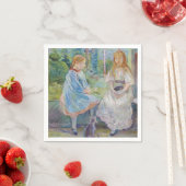 Berthe Morisot - Jonge meisjes aan het raam Servet (Insitu)