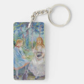 Berthe Morisot - Jonge meisjes aan het raam Sleutelhanger (achterkant)