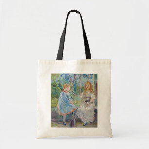 Berthe Morisot - Jonge meisjes aan het raam Tote Bag