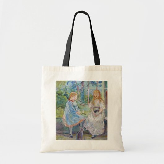 Berthe Morisot - Jonge meisjes aan het raam Tote Bag (Voorkant)