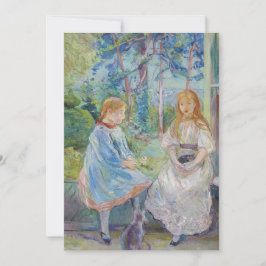 Berthe Morisot - Jonge meisjes bij het raam Bedankkaart