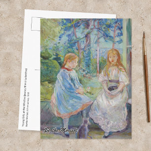 Berthe Morisot - Jonge meisjes bij het raam Briefkaart