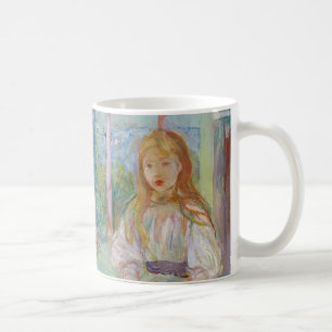Berthe Morisot - Jonge meisjes bij het raam Koffiemok