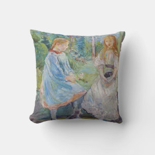 Berthe Morisot - Jonge meisjes bij het raam Kussen