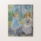 Berthe Morisot - Jonge meisjes bij het raam Legpuzzel (Verticaal)