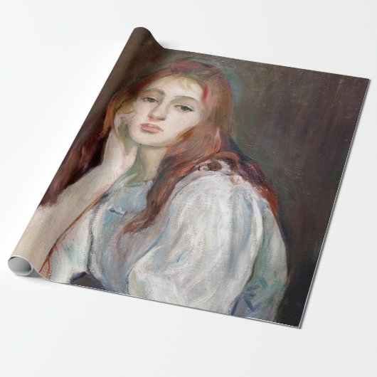 Berthe Morisot - Julie Daydreaming Cadeaupapier (Uitgerold)