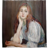 Berthe Morisot - Julie Daydreaming Douchegordijn (Voorkant)