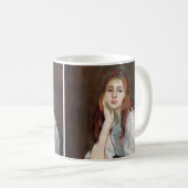 Berthe Morisot - Julie Daydreaming Koffiemok (Voorkant rechts)