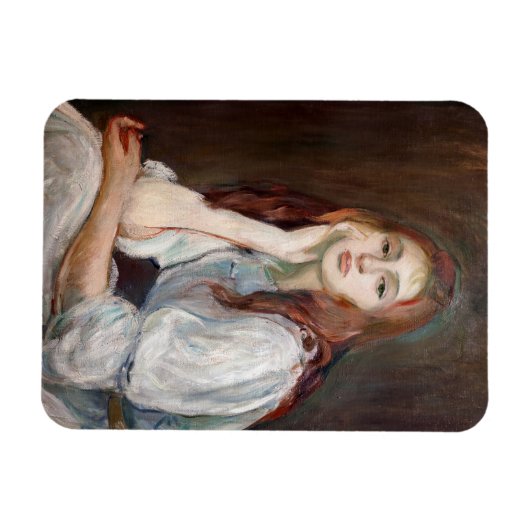 Berthe Morisot - Julie Daydreaming Magneet (Horizontaal)