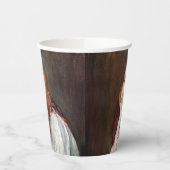 Berthe Morisot - Julie Daydreaming Papieren Bekers (Links)