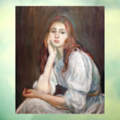 Berthe Morisot - Julie Daydreaming Raamsticker (Vel 3)
