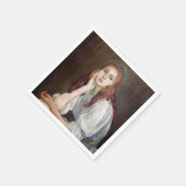 Berthe Morisot - Julie Daydreaming Servet (Hoek)