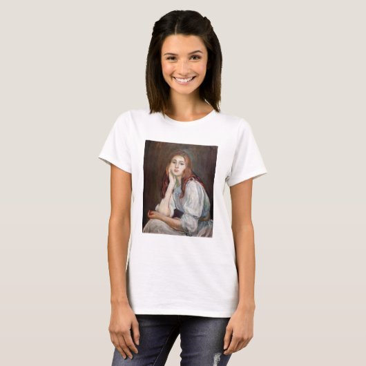 Berthe Morisot - Julie Daydreaming T-shirt (Voorkant volledig)