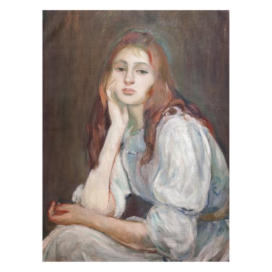 Berthe Morisot - Julie Daydreaming Tafelkleed (Voorkant)