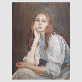Berthe Morisot - Julie Daydreaming Tissuepapier
