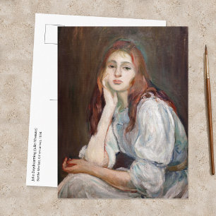 Berthe Morisot - Julie droomt Briefkaart