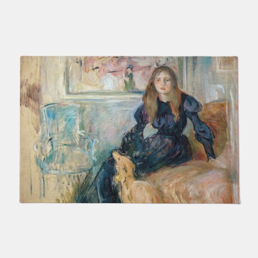 Berthe Morisot - Julie en haar Greyhound Laerte Deurmat (Voorkant)