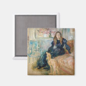 Berthe Morisot - Julie en haar Greyhound Laerte Magneet (Voorkant / Achterkant)
