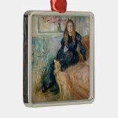 Berthe Morisot - Julie en haar Greyhound Laerte Metalen Ornament (Rechts)