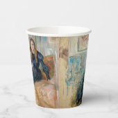 Berthe Morisot - Julie en haar Greyhound Laerte Papieren Bekers (Links)