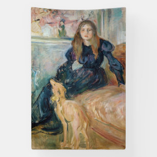 Berthe Morisot - Julie en haar Greyhound Laerte Spandoek