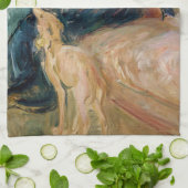 Berthe Morisot - Julie en haar Greyhound Laerte Theedoek (Gevouwen)