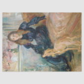 Berthe Morisot - Julie en haar Greyhound Laerte Tissuepapier (Voorkant)