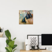 Berthe Morisot - Julie en haar hazewindhond Laerte Poster (Thuiskantoor)