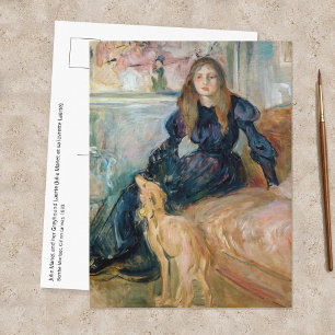 Berthe Morisot - Julie en haar Schotse herdershond Briefkaart