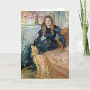 Berthe Morisot - Julie en haar Schotse herdershond Kaart