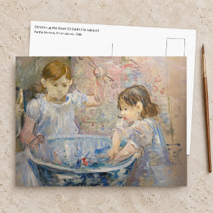 Berthe Morisot - Kinderen bij het bassin Briefkaart