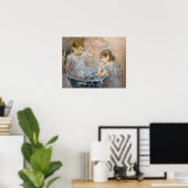 Berthe Morisot - Kinderen bij het bassin Poster (Thuiskantoor)