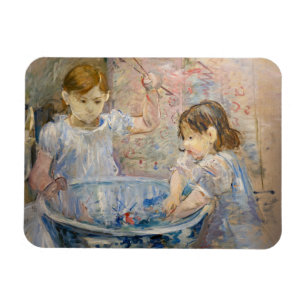 Berthe Morisot - Kinderen in het bassin Magneet