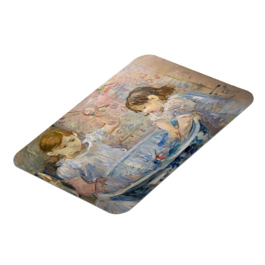 Berthe Morisot - Kinderen in het bassin Magneet (Linkerzijde)