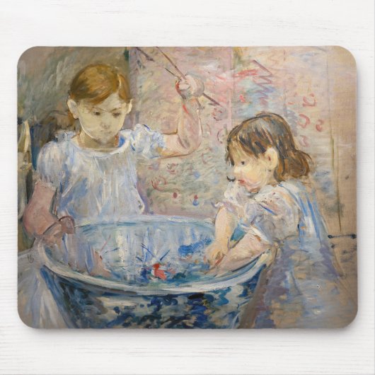 Berthe Morisot - Kinderen in het bassin Muismat (Voorkant)