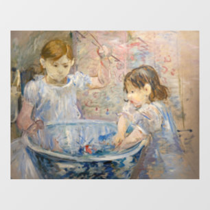 Berthe Morisot - Kinderen in het bassin Raamsticker