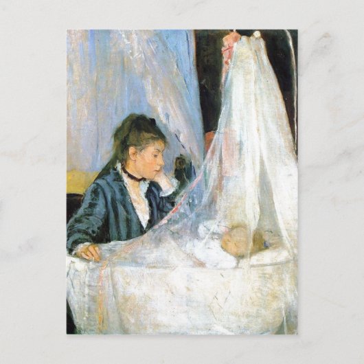 Berthe Morisot Le berceau The Cradle 1872 Techniqu Briefkaart (Voorkant)