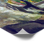 Berthe Morisot - Manet op het eiland Wight Poster (Hoek)